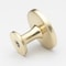 Gliderite Hardware 1-1/4 in. Champagne Gold Round Ring Cabinet Knob, 10PK 80960-CHPG-10 - alternate 4